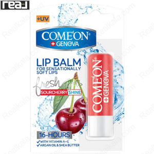 تصویر  بالم لب آلبالو کامان Comeon Geneva Lip Balm With Cherry Extract