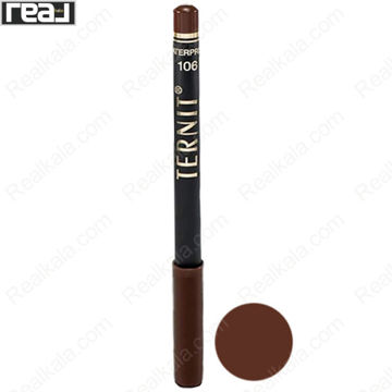 تصویر  مداد ابرو ضد آب ترنیت شماره 106 Ternit Waterproof Eyebrow Pencil