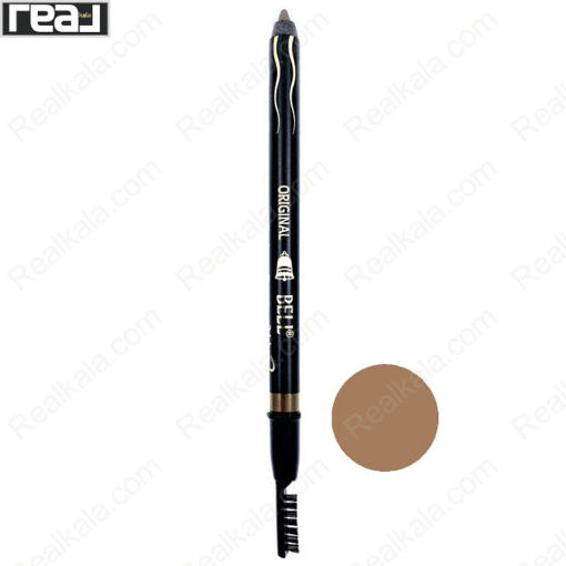مداد ابرو ضد آب و مخملی بل شماره 105 Bell Tatto & Super Waterproof Eyebrow Pencil 24hrs