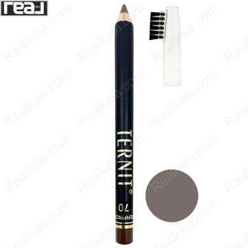 تصویر  مداد ابرو برس دار ترنیت شماره 70 Ternit Waterproof Eyebrow Pencil
