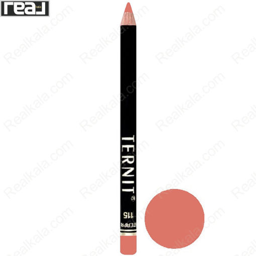مداد لب ضد آب ترنیت شماره 115 Ternit Waterproof Lip Liner Pencil