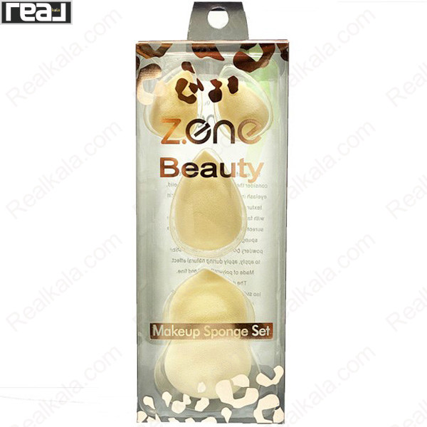 ست اسفنج آرایشی زد وان بیوتی مدل Makeup Sponge Set Z-614 با بافت نرم مناسب پخش کرم پودر