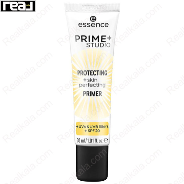 تصویر  پرایمر محاظت کننده پوست اسنس حاوی ضد آفتاب Essence Prime+Studio Protection + Skin Perfecting Primer SPF 20