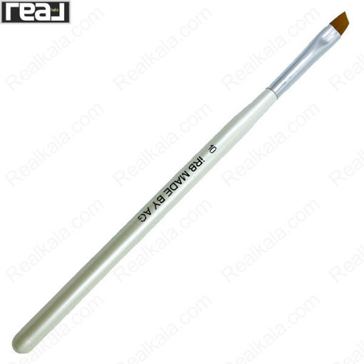 قلم موی آرایشی سر کج مناسب طراحی و هاشور ابرو سایز 10