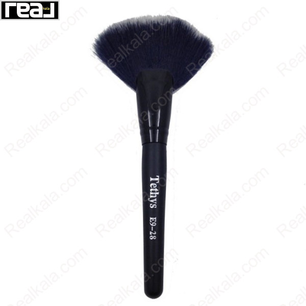 تصویر  قلمو هایلایتر تتیس مدل بادبزنی کد Tethys Highlighter Brush E9-28