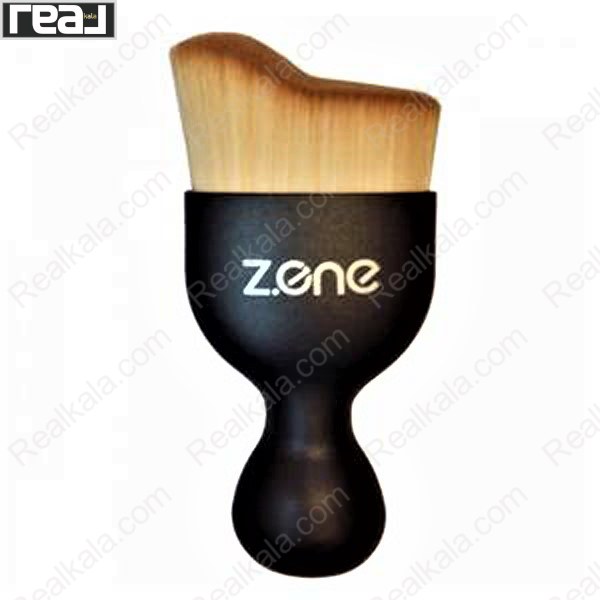 براش زاویه‌دار زد وان مدل Z-312 با دسته کروی مشکی و الیاف نرم میکروفایبر