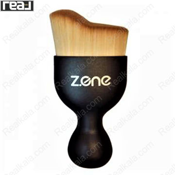 براش زاویه‌دار زد وان مدل Z-312 با دسته کروی مشکی و الیاف نرم میکروفایبر