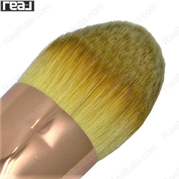 تصویر  براش آرایشی سر گرد فلت رز گلد زد وان Z.ONE Makeup Brush Rose Gold Z‑313