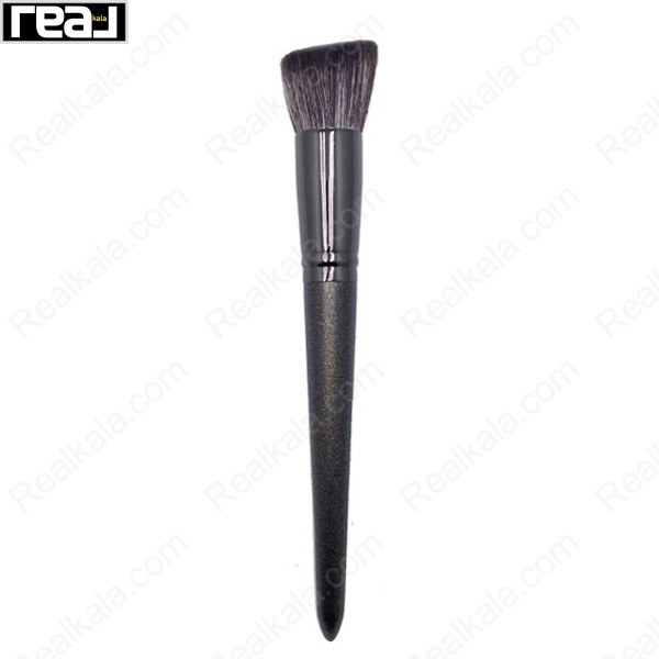 براش زاویه‌دار زد وان مدل Z-362 با الیاف نرم و برش مورب 45 درجه، مخصوص کانتور و رژگونه با دقت حرفه‌ای