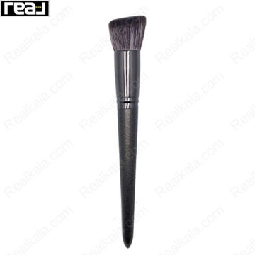 براش زاویه‌دار زد وان مدل Z-362 با الیاف نرم و برش مورب 45 درجه، مخصوص کانتور و رژگونه با دقت حرفه‌ای