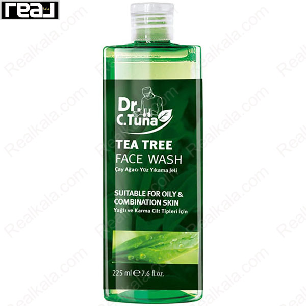 تصویر  ژل شستشوی صورت تی تری دکتر سی تونا فارماسی Dr C.Tuna Tea Tree Face Wash 225ml