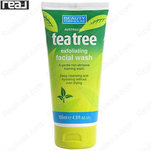 شوینده صورت درخت چای بیوتی فرمولا Beauty Formulas Tea Tree Facial Wash 150ml