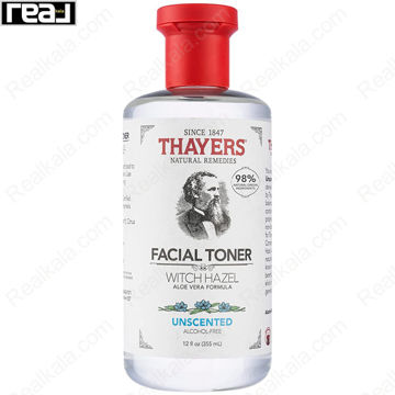 تونر صورت تایرز مدل Unscented ویچ هازل و آلوئه ورا فاقد الکل حجم 355 میل