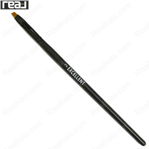قلم موی آرایشی اکسلنت سر کج مناسب طراحی و هاشور ابرو سایز 2