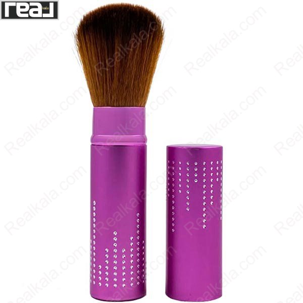 تصویر  برس رژگونه دسته بلند رنگ صورتی Brush Blusher Pink