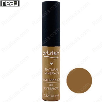 نمای کامل ریمل ابرو آرت اسکین شماره ۰۶ با رنگ قهوه‌ای متوسط گرم