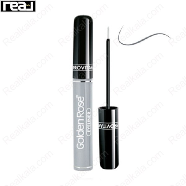 تصویر  خط چشم مویی پرو ویتامین گلدن رز نقره ای | Golden Rose Pro Vitamin Eyeliner Silver