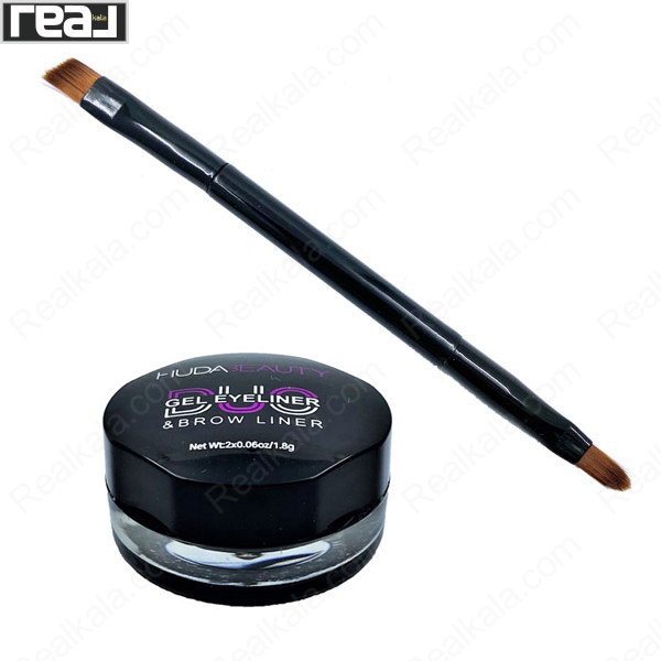 تصویر  خط چشم و ابرو ژلی (ژله ای) هدی بیوتی Huda Beuaty Gel Eye Liner & Brow Liner