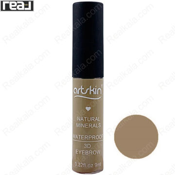 نمای کامل ریمل ابرو آرت اسکین شماره ۰۲ با رنگ نسکافه‌ای متوسط