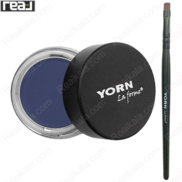 تصویر  خط چشم ژلی (ژله ای) کاسه ای یورن سرمه ای Yorn La Forme Gel Eyeliner Navy Blue