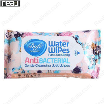تصویر  دستمال مرطوب پاک کننده دست و صورت دافی 12 عددی Dofi Anti Bacterial Gentle Cleansing Wet Wipes A