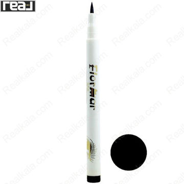 تصویر  ماژیک چشم و ابرو 48 ساعته فلورمار شماره 01 Flormar Waterproof Eyeliner Pen