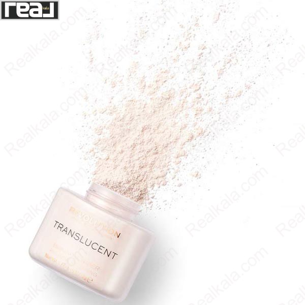تصویر  پودر تثبیت کننده (پودر بیک) رولوشن مدل ترنسلوسنت Revolution Baking Powder Translucent 32g