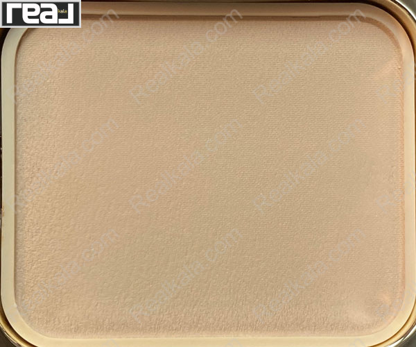 نمای نزدیک پنکک جیو دو کاره شماره 26 رنگ Vanilla Beige بافت واقعی و رنگ محصول روی سطح پنکک