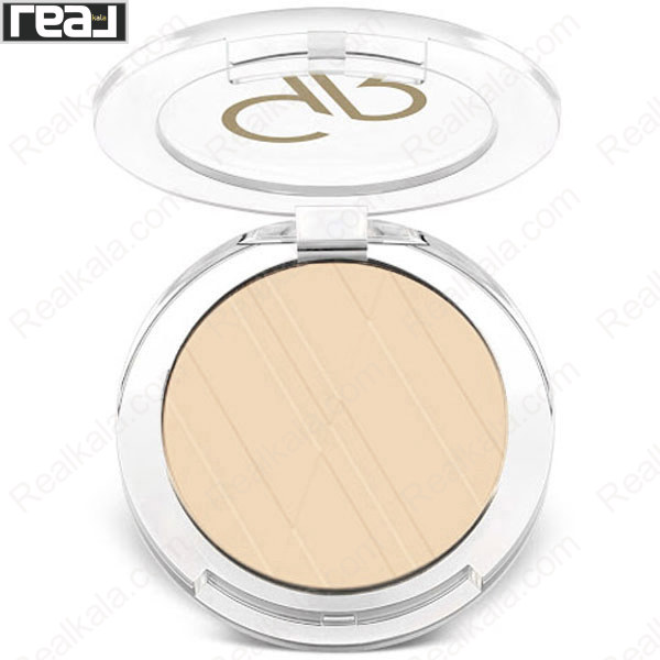 پنکک فشرده گلدن رز شماره 107 رنگ Medium Beige با بسته‌بندی شفاف مناسب پوست‌های سبزه با ته‌مایه گرم