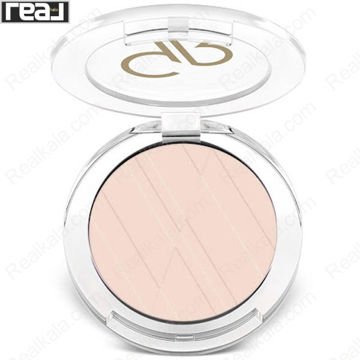 پنکک فشرده گلدن رز شماره 104 رنگ Natural Rose با بسته‌بندی شفاف مناسب پوست‌های روشن با ته‌مایه صورتی