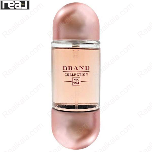 ادکلن برند کالکشن کد 194 مدل 212 سکسی زنانه با شیشه رز گلد و درب فلزی