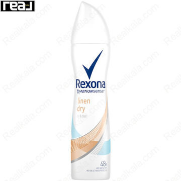 تصویر  اسپری بدن رکسونا زنانه مدل لینن درای Rexona Linen Dry Body Spray
