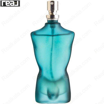 ادکلن برند کالکشن کد 153 ژان پل گوتیه له میل مردانه با طراحی شیشه استوانه‌ای به شکل نیم تنه