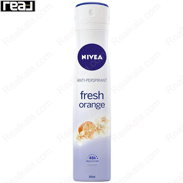 تصویر  اسپری زنانه نیوا مدل فرش اورنج Nivea Fresh Orange Spray 200ml