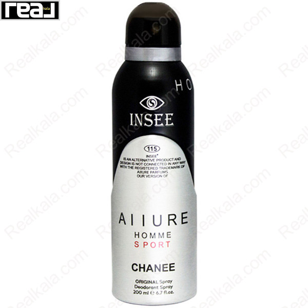 تصویر  اسپری اینسی مردانه مدل الور اسپرت Spray Insee Allure Sport