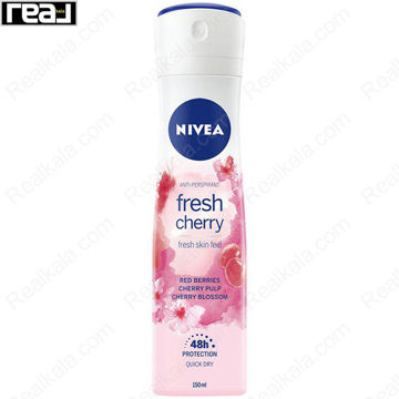 تصویر  اسپری زنانه نیوا مدل فرش چری (گیلاس) Nivea Fresh Cherry Spray 150ml