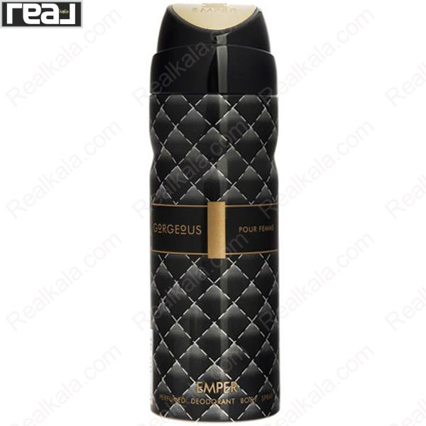تصویر  اسپری زنانه امپر مدل جورجیوس Emper Gorgeous Spray For Women 200ml