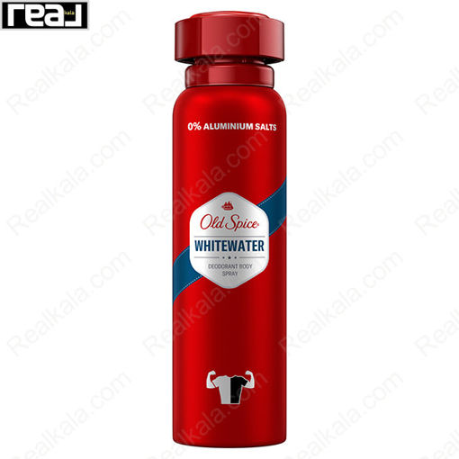 اسپری دئودورانت بدن الد اسپایس مدل وایت واتر Old Spice Whitewater Spray Deodorant 150ml