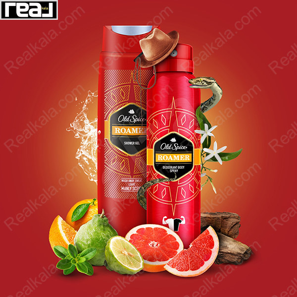 تصویر  اسپری دئودورانت بدن الد اسپایس مدل رومر Old Spice Roamer Spray Deodorant 150ml