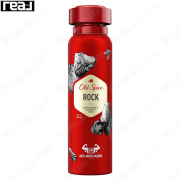 تصویر  اسپری دئودورانت بدن الد اسپایس مدل راک Old Spice Rock Spray Deodorant 150ml