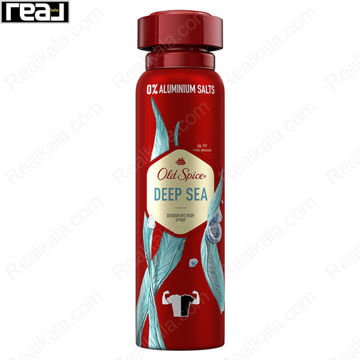 تصویر  اسپری دئودورانت بدن الد اسپایس مدل دیپ سی Old Spice Deep Sea Spray Deodorant 150ml