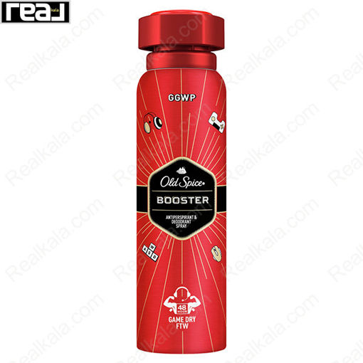 اسپری دئودورانت بدن الد اسپایس مدل بوستر Old Spice Booster Spray Deodorant 150ml