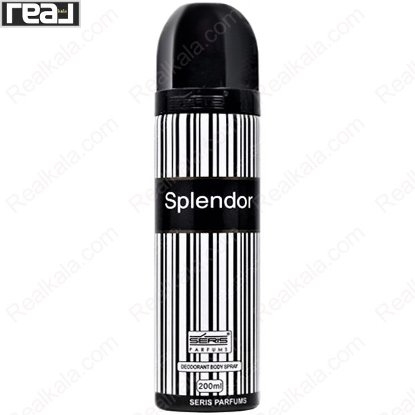 تصویر  اسپری سریس مدل اسپلندور مشکی Seris Splendor Black Body Spray