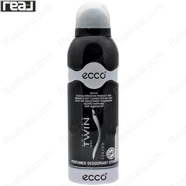 اسپری اکو آزارو تویین با رایحه آروماتیک و چوبی مردانه