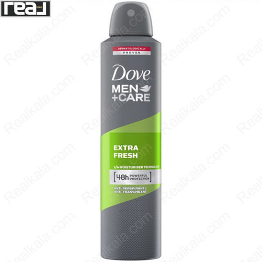 اسپری ضد تعریق مردانه داو مدل اکسترا فرش Dove Extra Fresh Spray 250ml