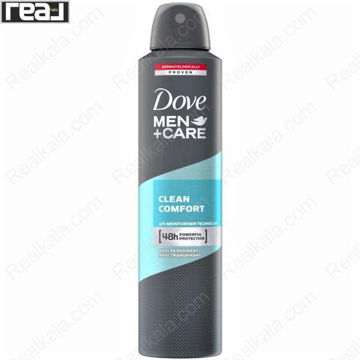 تصویر  اسپری ضد تعریق مردانه داو مدل کلین کامفورت Dove Sport Clean Comfort Spray 250ml