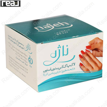 پد لاک پاک کن بدون استون ناژه بسته 30 عددی دارای رایحه مطبوع و ویتامین E و B5