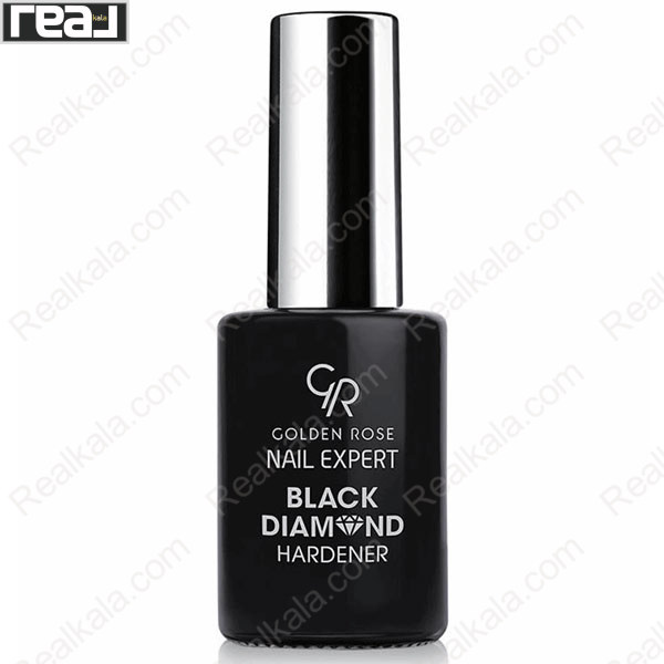 تصویر  لاک تقویت کننده و سفت کننده ناخن گلدن رز مدل بلک دیاموند Golden Rose Black Diamond Nail Hardener