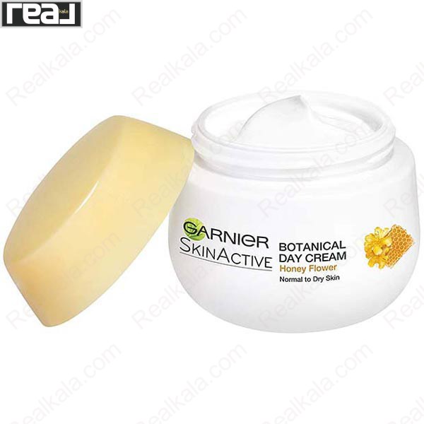 بافت کرمی کرم روز گیاهی گارنیر با عصاره گل عسل، مناسب پوست خشک