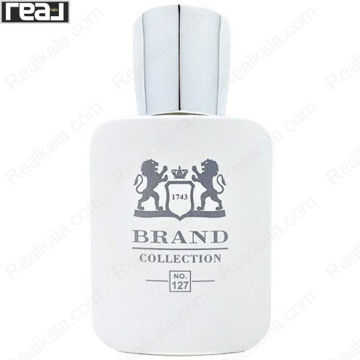ادکلن برند کالکشن کد 127 گالووی مردانه با طراحی شیشه سفید و درپوش نقره‌ای